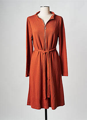 Robe maternité marron MAMA LICIOUS femme