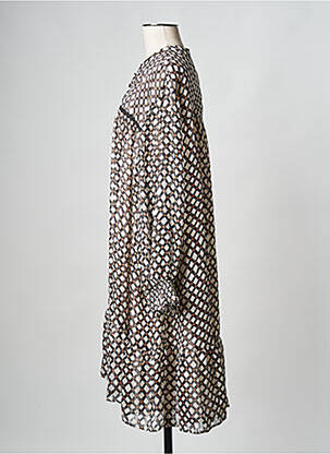 Robe courte marron MAT FASHION femme