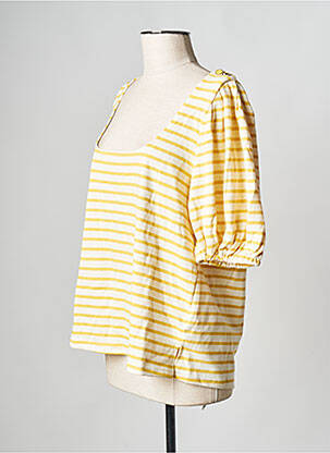T-shirt jaune GRACE & MILA femme