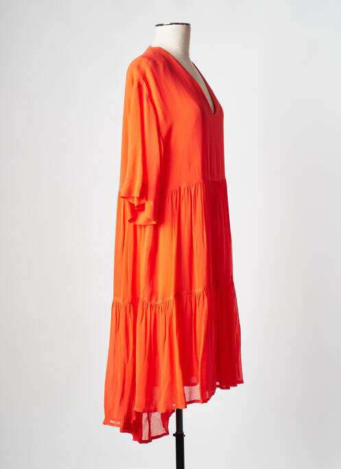 Robe mi-longue orange ESSENTIEL ANTWERP pour femme