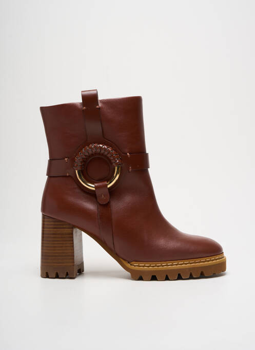 Bottines/Boots marron SEE BY CHLOÉ pour femme