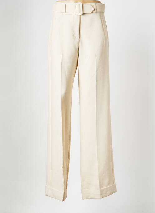 Pantalon droit beige IMPERIAL pour femme