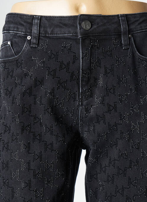 Jeans coupe droite gris KARL LAGERFELD pour femme
