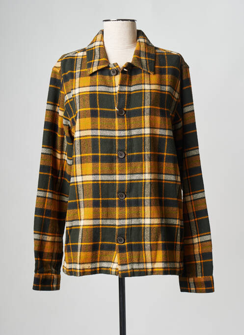 Chemise manches longues vert KNOWLEDGE COTTON APPAREL pour homme