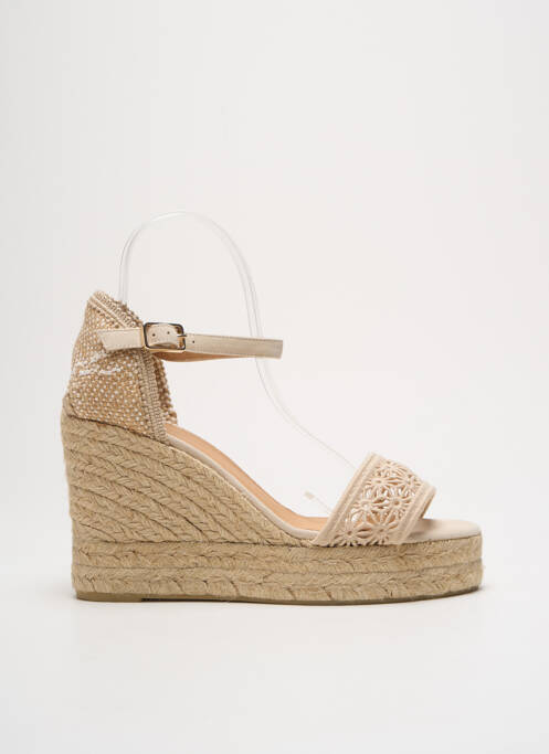 Espadrilles beige CASTANER pour femme
