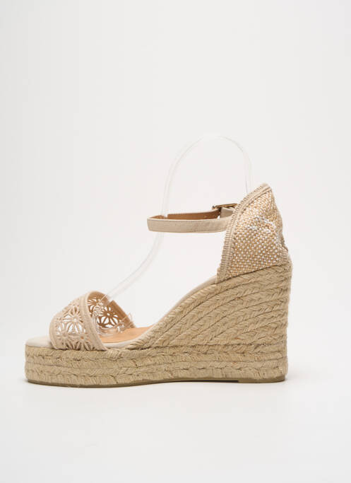 Espadrilles beige CASTANER pour femme