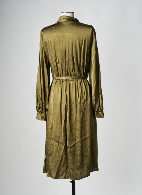 Robe mi-longue kaki SCOTCH & SODA pour femme