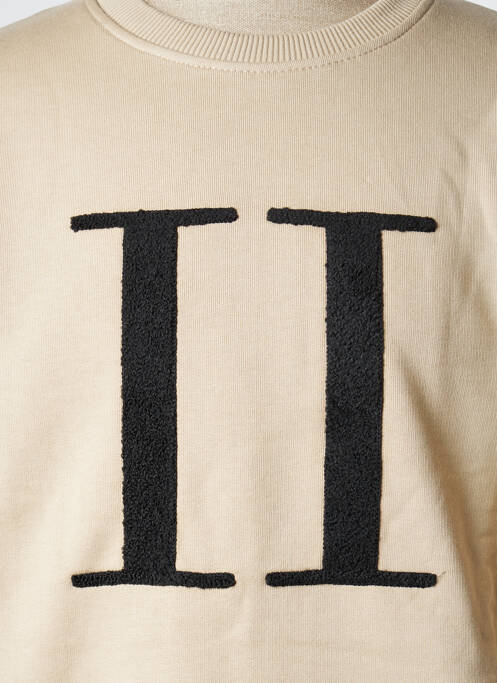 Sweat-shirt beige LES DEUX pour homme