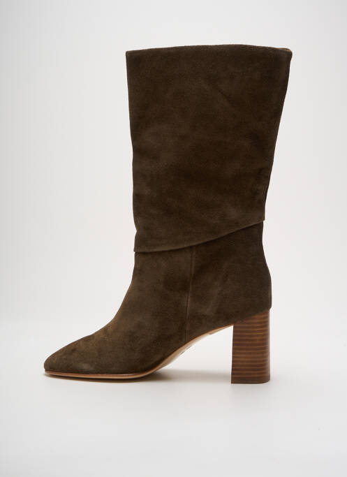 Bottes kaki MI/MAI pour femme