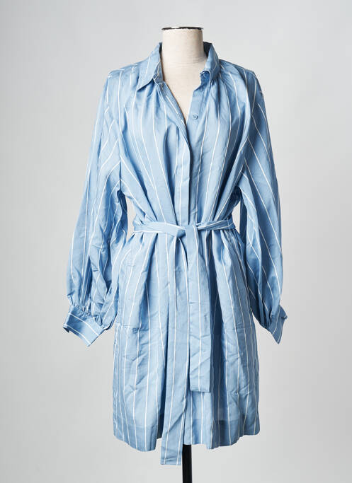 Robe mi-longue bleu SECOND FEMALE pour femme