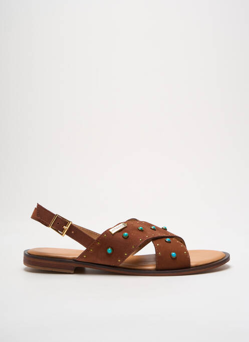 Sandales/Nu pieds marron LES TROPEZIENNES PAR M.BELARBI pour femme