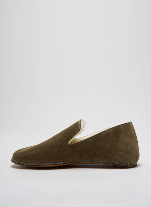 Chaussons/Pantoufles vert BOSABO pour homme