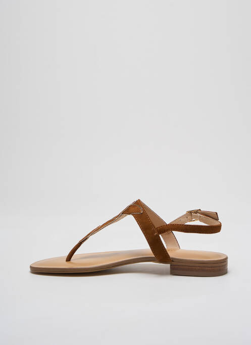 Tongs marron COSMOPARIS femme