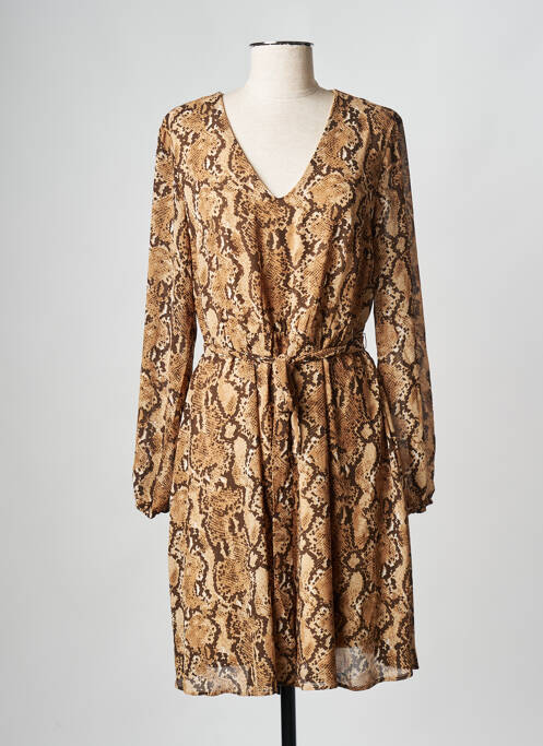 Robe courte beige VILA pour femme