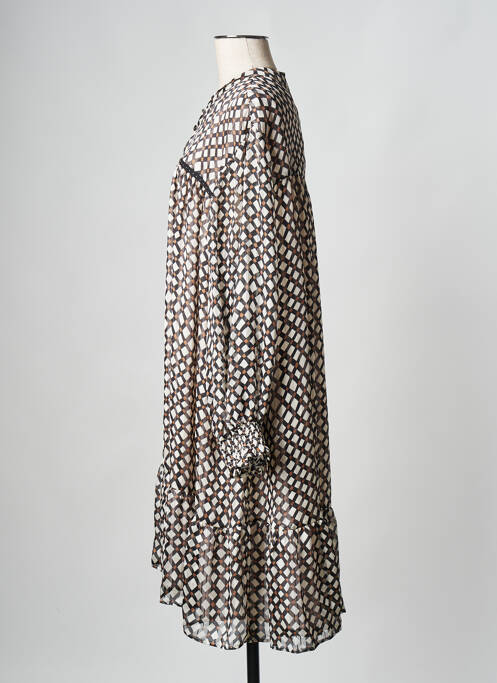 Robe courte marron MAT FASHION femme