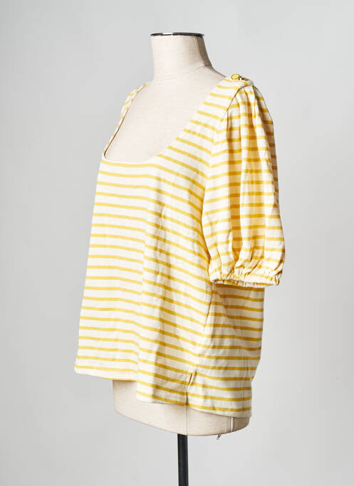 T-shirt jaune GRACE & MILA femme