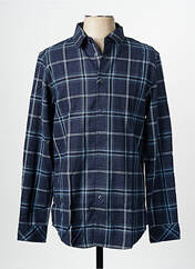 Chemise manches longues bleu SAMSOE & SAMSOE pour homme seconde vue