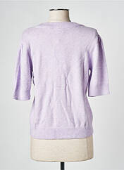 Gilet manches courtes violet VILA pour femme seconde vue