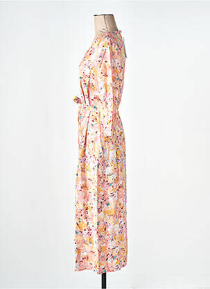 Robe mi-longue orange VILA femme