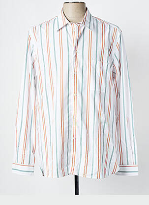 Chemise manches longues blanc SAMSOE & SAMSOE pour homme
