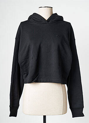 Sweat-shirt noir ADIDAS pour femme