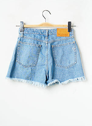 Short bleu PLEASE femme