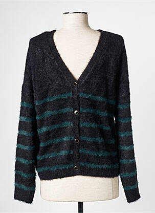Gilet manches longues noir PIECES femme