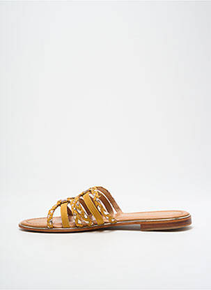Sandales/nu pieds jaune LES TROPEZIENNES PAR M.BELARBI femme