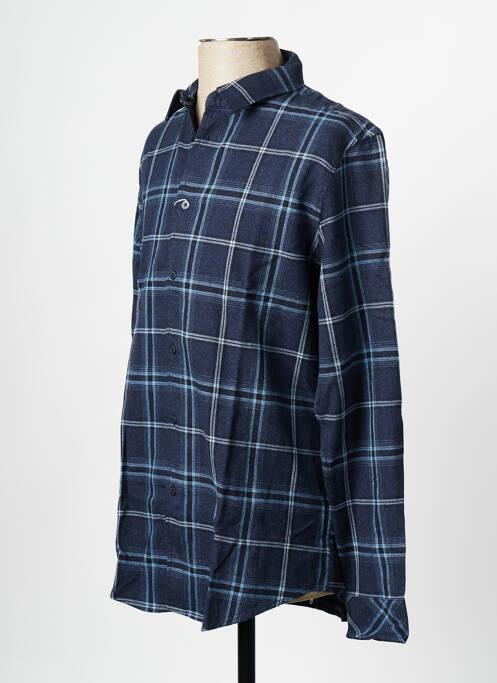 Chemise manches longues bleu SAMSOE & SAMSOE pour homme