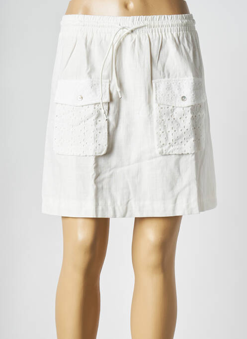 Jupe courte blanc LILI SIDONIO pour femme
