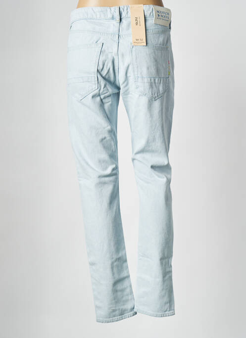 Jeans coupe droite bleu SCOTCH & SODA pour homme