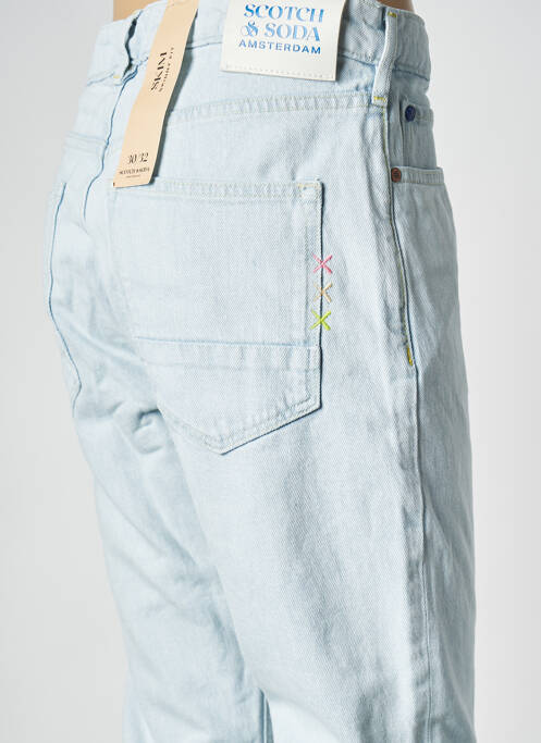 Jeans coupe droite bleu SCOTCH & SODA pour homme