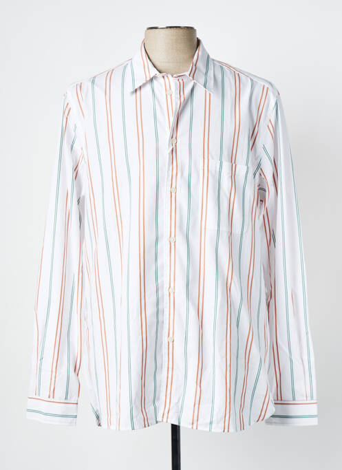 Chemise manches longues blanc SAMSOE & SAMSOE pour homme