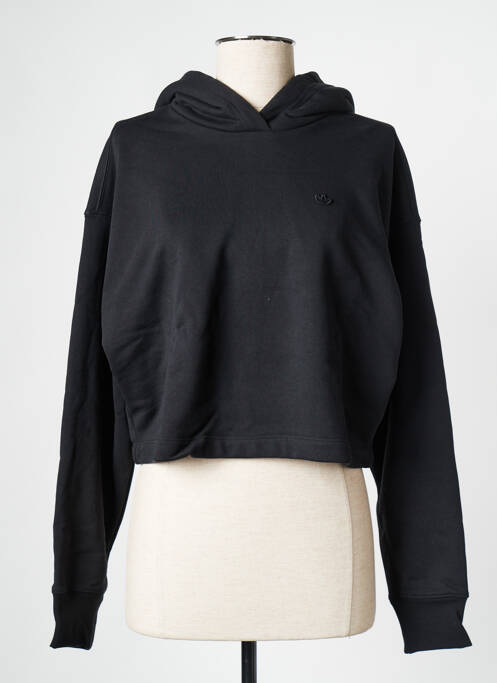 Sweat-shirt noir ADIDAS pour femme