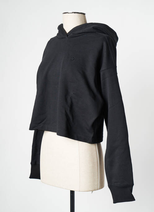 Sweat-shirt noir ADIDAS pour femme