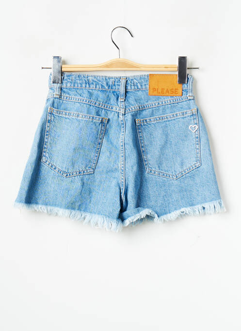 Short bleu PLEASE pour femme