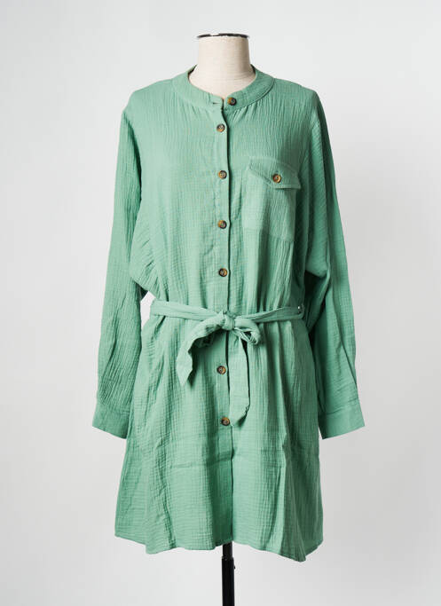 Robe courte vert GRACE & MILA pour femme