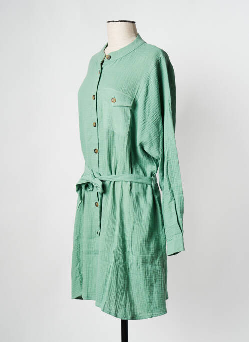 Robe courte vert GRACE & MILA pour femme