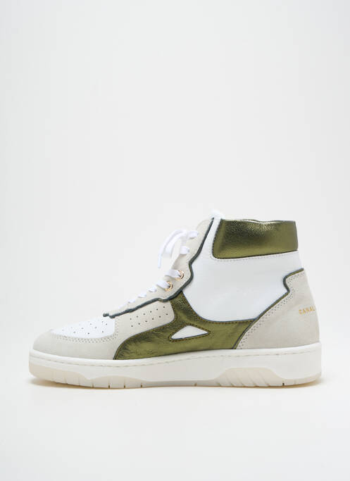 Baskets vert CANAL ST MARTIN pour femme