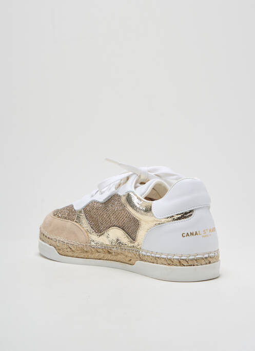 Baskets argent CANAL ST MARTIN pour femme