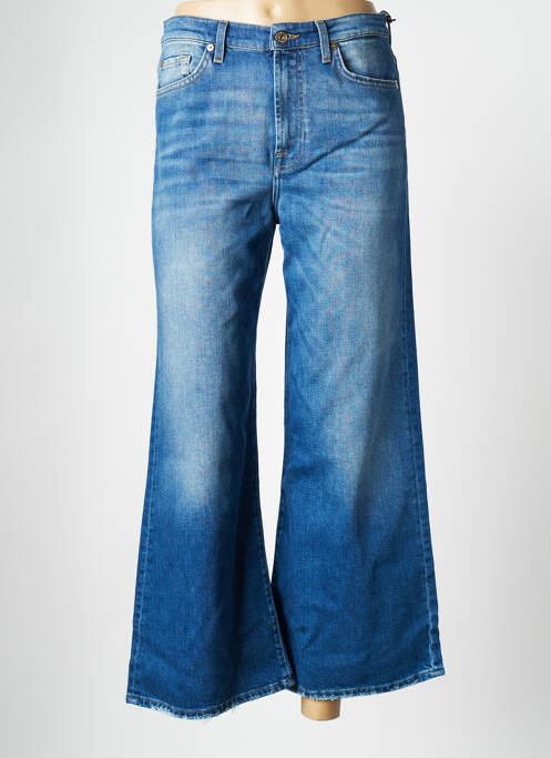 Jeans coupe large bleu 7 FOR ALL MANKIND pour femme