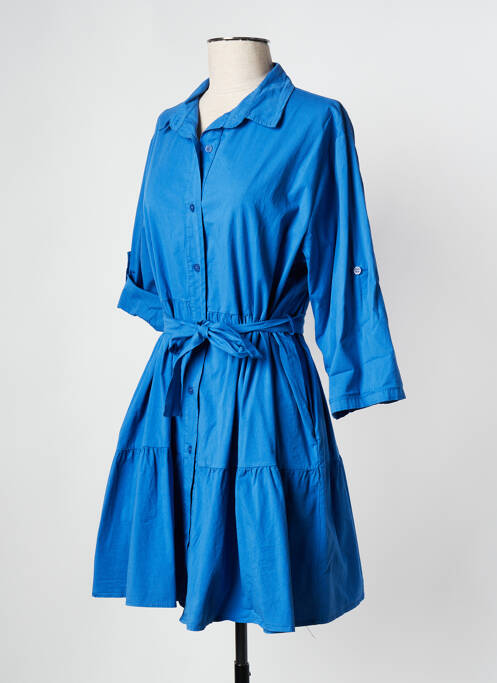 Robe courte bleu PLEASE femme