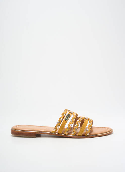 Sandales/Nu pieds jaune LES TROPEZIENNES PAR M.BELARBI pour femme