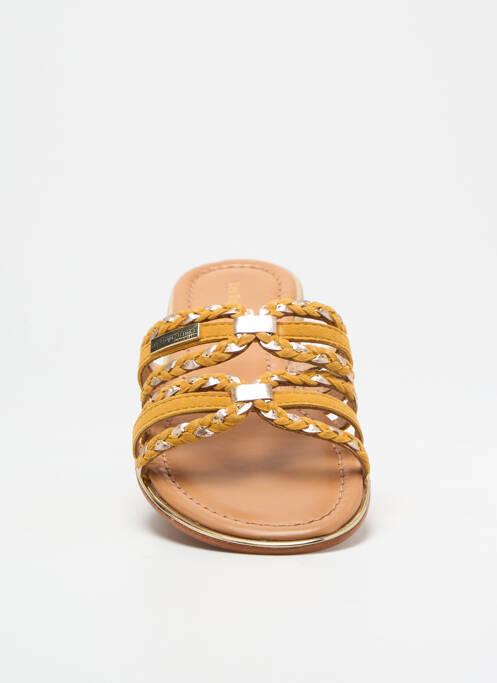 Sandales/Nu pieds jaune LES TROPEZIENNES PAR M.BELARBI pour femme