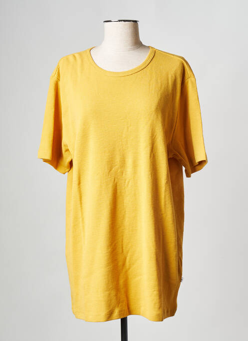 T-shirt orange KNOWLEDGE COTTON APPAREL pour homme