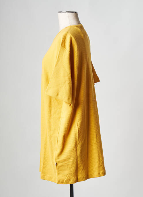 T-shirt orange KNOWLEDGE COTTON APPAREL pour homme