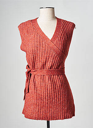 Pull maternité marron MAMA LICIOUS femme