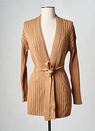Gilet manches longues beige MAX MARA femme