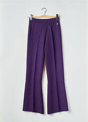Pantalon droit violet TWINSET pour femme seconde vue