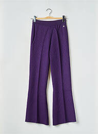 Pantalon droit violet TWINSET femme